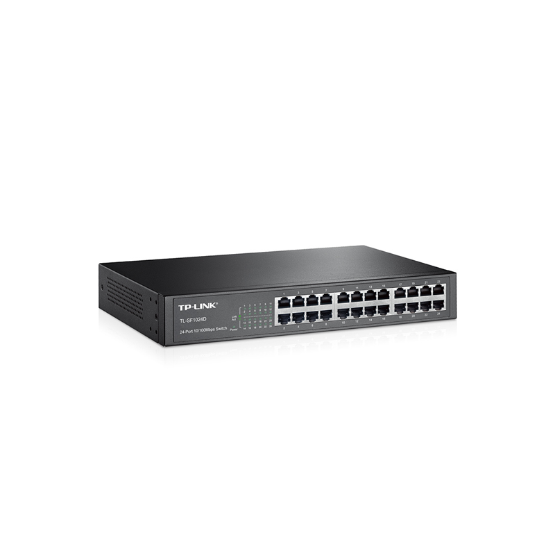 TP-LINK TL-SF1024D 24 PORTS UNMANAGED 10/100M RACKMOUNT SWITCH HUB