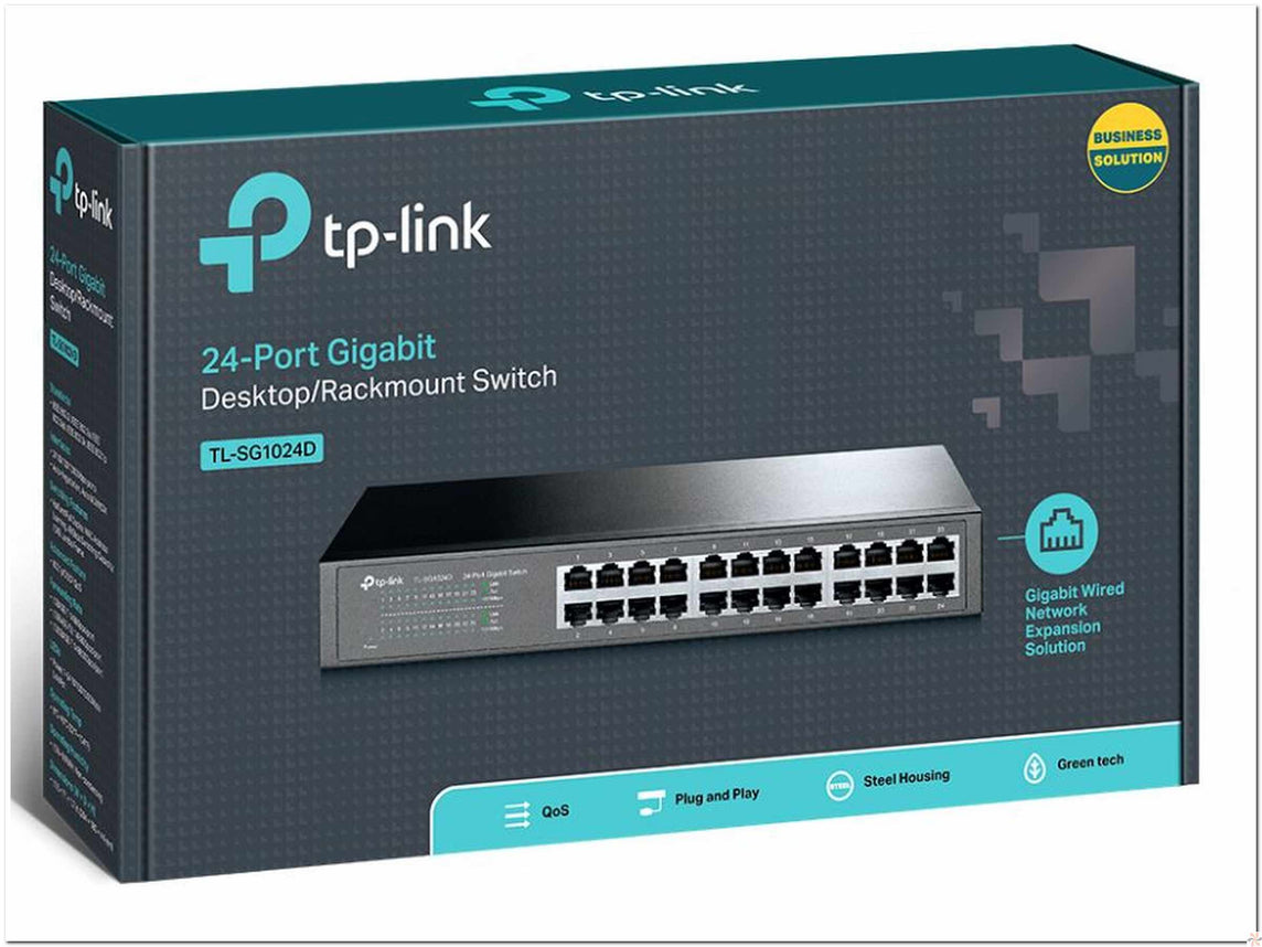 TP-LINK TL-SG1024 | 24-Port GIGABIT RACKMOUNT SWITCH HUB