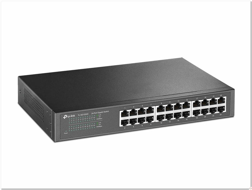 TP-LINK TL-SG1024 | 24-Port GIGABIT RACKMOUNT SWITCH HUB
