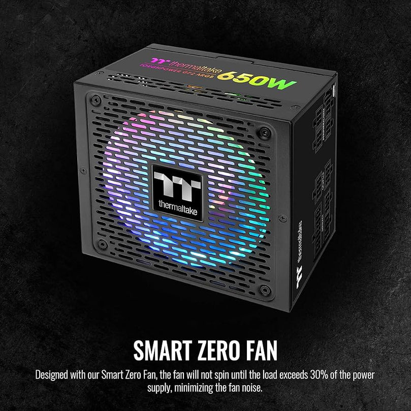 THERMALTAKE TOUGHPOWER GF2 ARGB MB SYNC 850WATTS 80+ GOLD APFC FULLY-MODULAR POWER SUPPLY