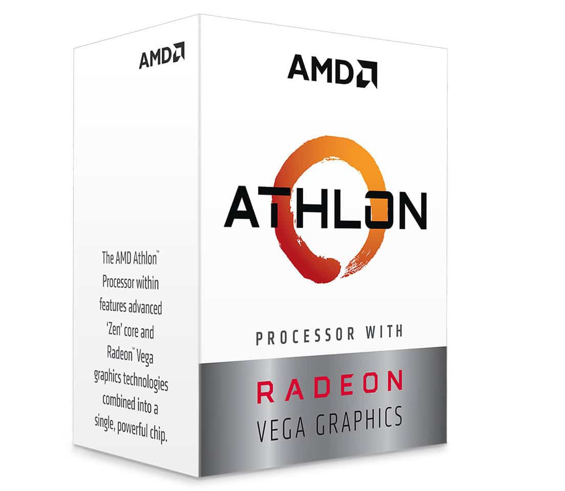 AMD ATHLON™ 3000G 3.5GHZ 2 CORE 4THREAD 4MB PROCESSOR