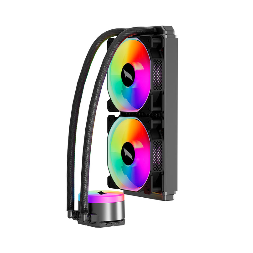 1STPLAYER THUNDERSTORM TS2 240 RGB AM5LGA17XX 2*120MM AIO CPU LIQUID COOLER