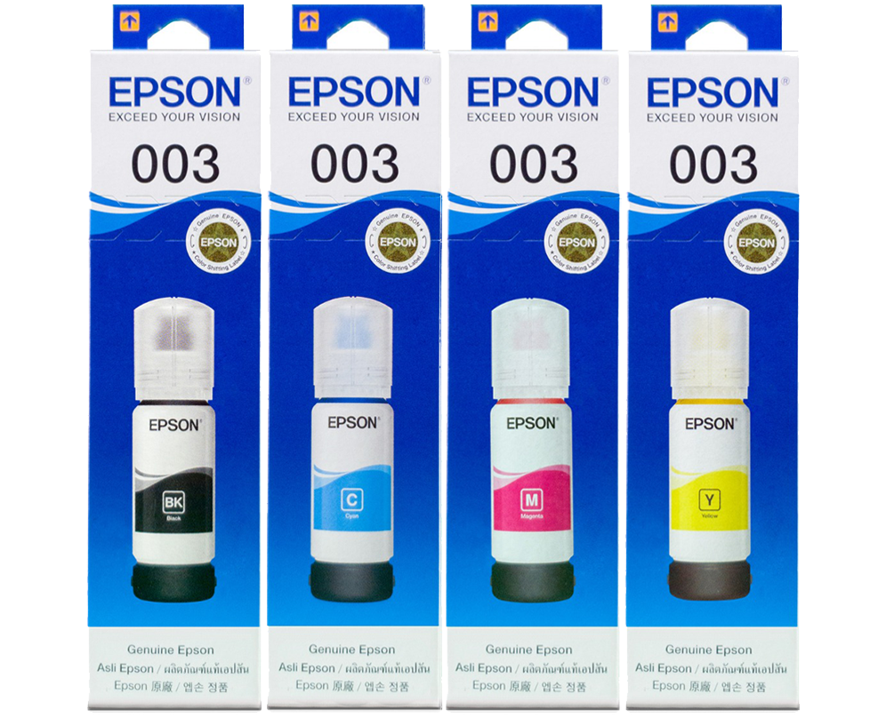 EPSON 003 INK BOTTLES GENUINE