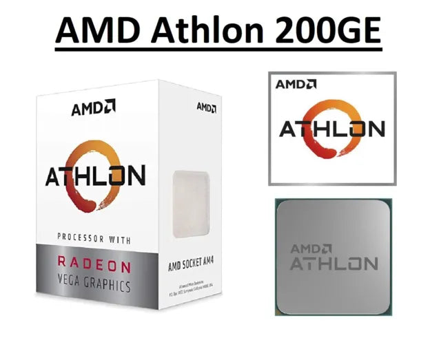 ATHLON 300GE 3.4GHZ 4MB 35W AM4 W/ RADEON VEGA 3 GRAPHICS PROCESSOR
