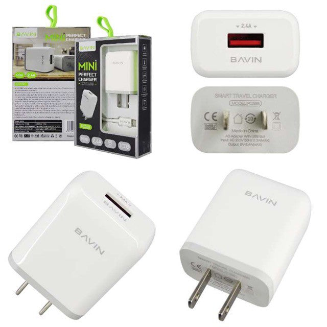 BAVIN 2.4A MINI IOS PERFECT CHARGER
