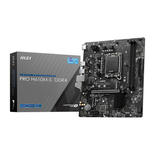 MSI PRO H610M-S DDR4 MOTHERBOARD