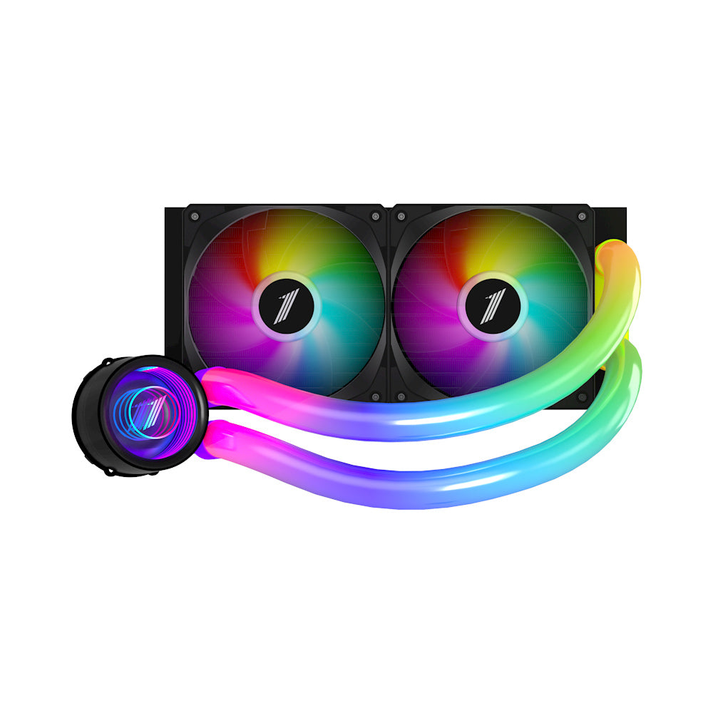 1STPLAYER MOTHRA MT240 INFINITE SPACE AIO LIQUID CPU COOLER W/ ARGB DYNAMIC PIPE/2*FANS