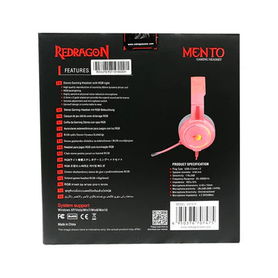REDRAGON MENTO PINK RD H270-P HEADSET