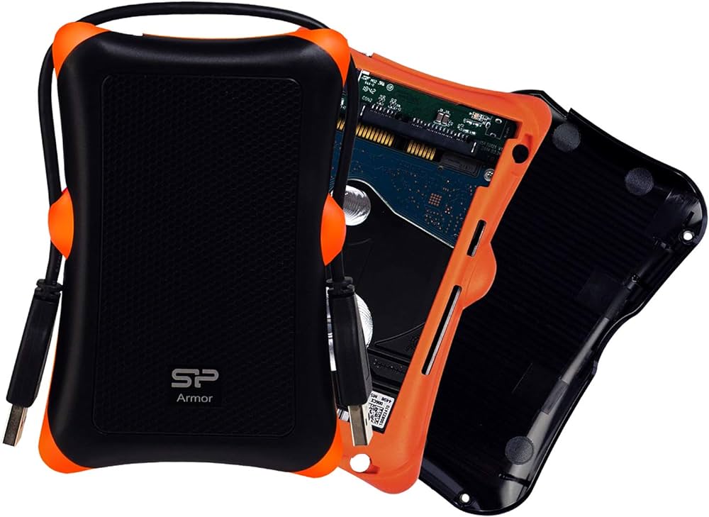 SILICON POWER 2TB ARMOR A30 SHOCK PROOF SCRATCH RESISTANT USB 3.1 GEN 1 HDD EXTERNAL