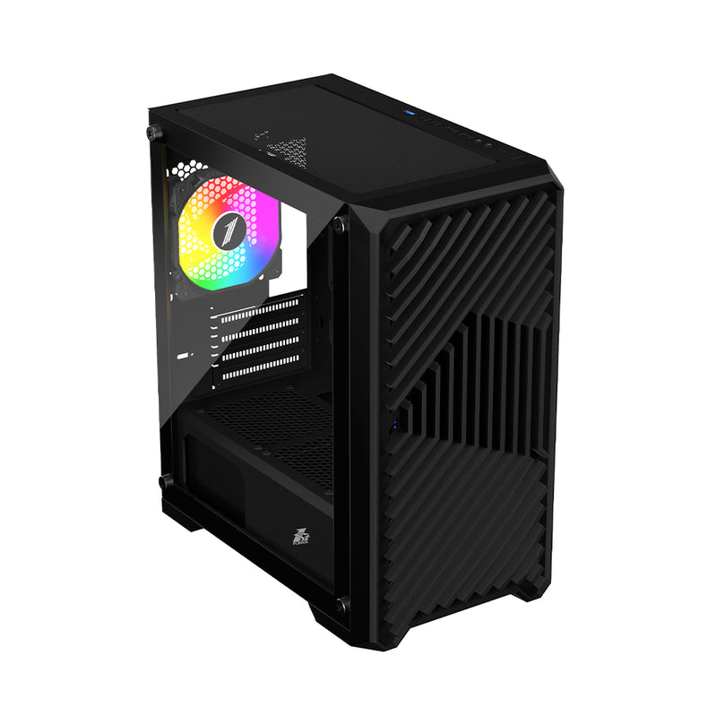 1ST PLAYER TRILOBITE T5 W/ TG SIDE/ M-ATX MID-TOWER GAMING CASE