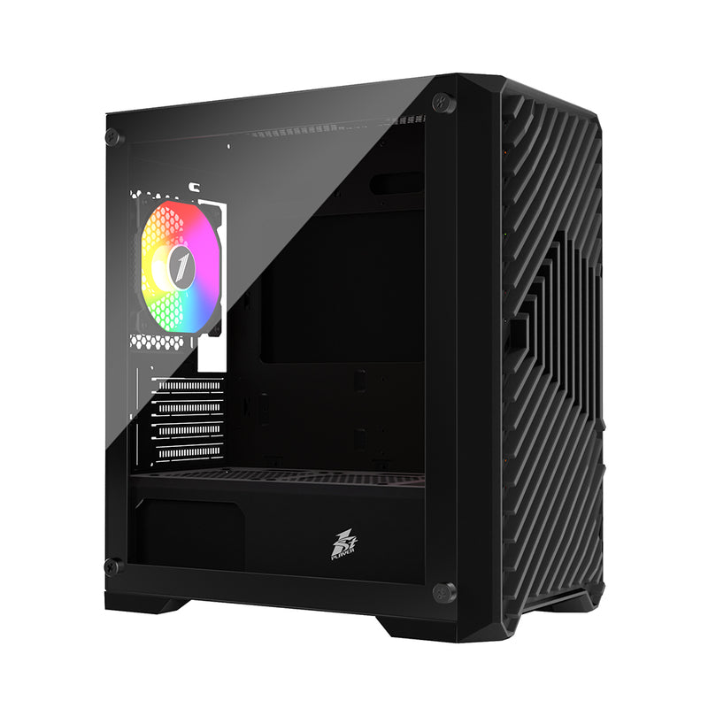 1ST PLAYER TRILOBITE T5 W/ TG SIDE/ M-ATX MID-TOWER GAMING CASE