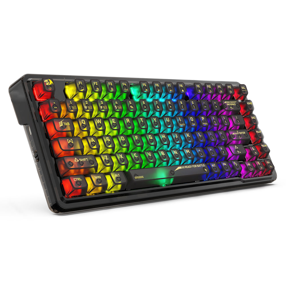 REDRAGON K649CTB-RGB-PRO ELF PRO CRYSTAL BLACK MECHANICAL KEYBOARD