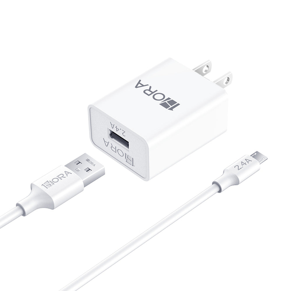 1HORA GAR124N/GAR124B 12W W/ MICRO CABLE CHARGER