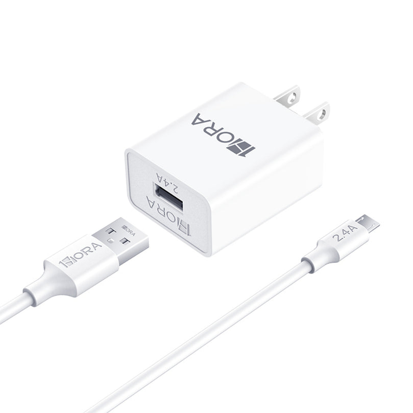 1HORA GAR124N/GAR124B 12W W/ MICRO CABLE CHARGER