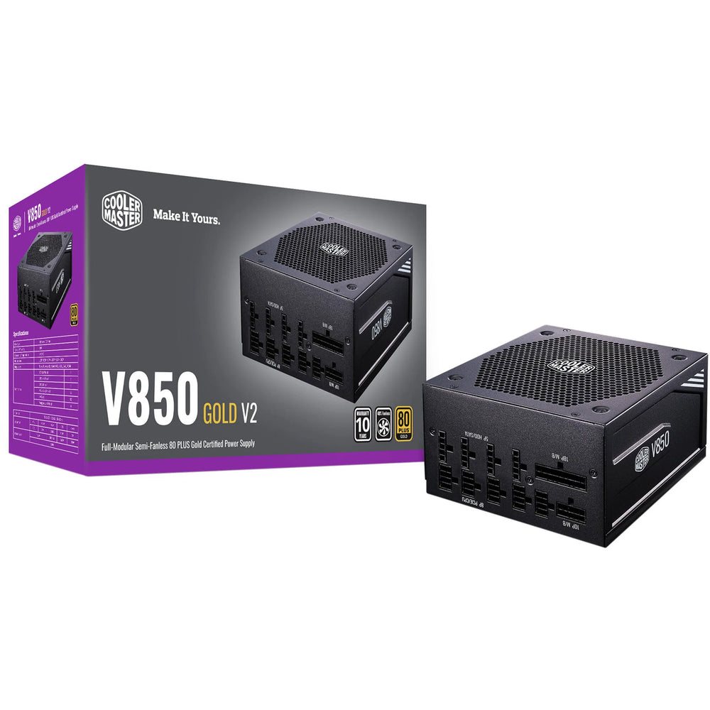 COOLER MASTER MWE V2 850W 80PLUS GOLD ATX 3.1 FULLY MODULAR POWER SUPPLY