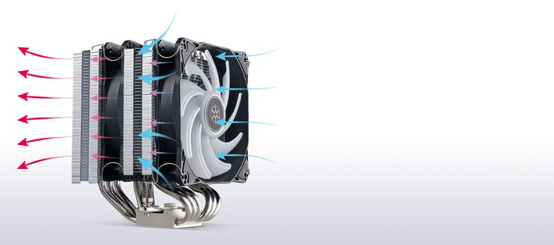 SILVERSTONE HYDROGON HYD120-ARGB-V2 DUAL TOWER CPU COOLER