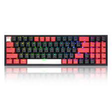 REDRAGON(K628RGB-BRW) POLLUX BLACK- RED-WHITE MECHANICAL KEYBOARD