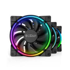 PC COOLER CORONA FRGB CASE FAN SOLO PACK (AURA 5V 3PIN)