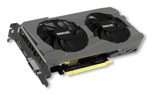 INNO3D GEFORCE RTX 3050 TWIN X2 6GB GDDR6 96-BIT 14GBPS DP+HDMI+DVI DUAL SLOT GRAPHICS CARD