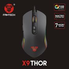 FANTECH THOR X9 WIRED MACRO RGB 4800DPI 7 BUTTONS GAMING MOUSE