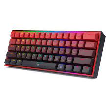 REDRAGON (K617GBR-RGB) FIZZ RED BLUE SWITCH MECHANICAL KEYBOARD