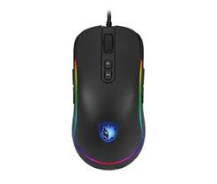 SADES REVOLVER 9 PROGRAMMABLE BUTTONS 10000 DPI RGB LIGHTING GAMING MOUSE