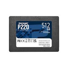 PATRIOT P220 2.5" 512GB SATA III INTERNAL SSD