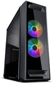 COUGAR MX350 RGB MID-TOWER W/TG | 2*FAN ATX CASE