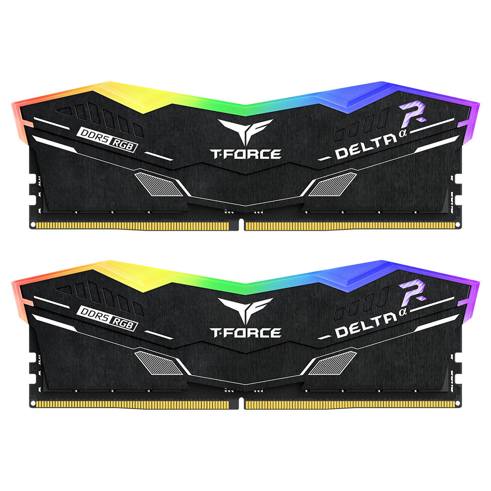TEAMGROUP T-FORCE DELTA RGB 32GB (16GBx2) 6000MHZ DDR5 CL30 DESKTOP MEMORY