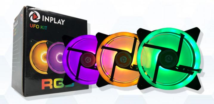 INPLAY UFO RGB FAN 3IN1 FAN