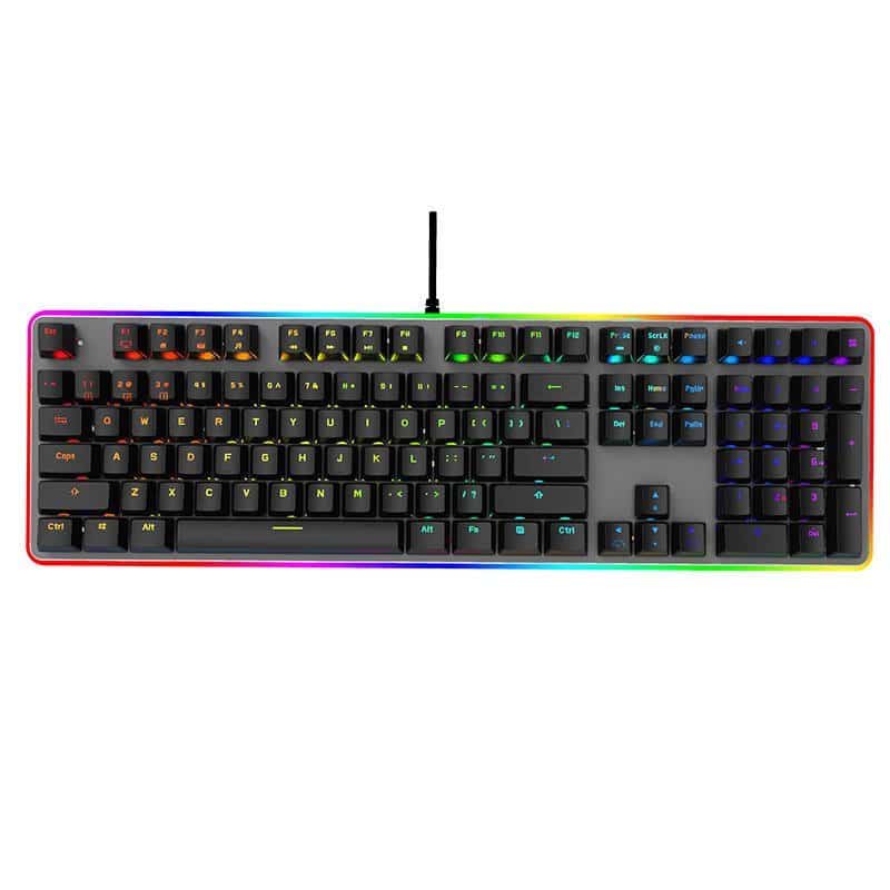 ROYAL KLUDGE RK919 108 KEY FULL-SIZE LAYOUT, ERGONOMIC WRIST PAD MECHANICAL KEYBOARD