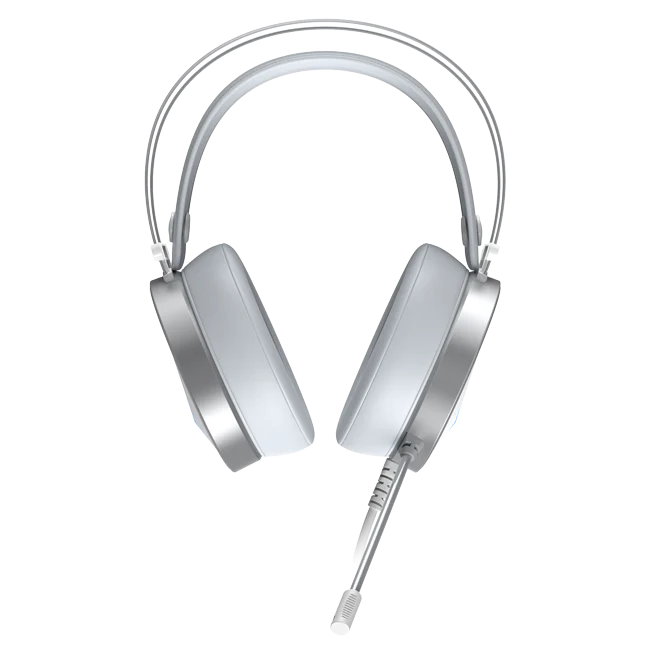 DAREU EH722X MAGIC WHITE+SILVER HEADSET