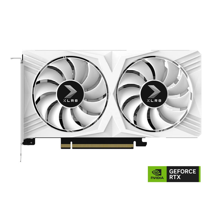 PNY GEFORCE RTX 4060 8GB OC XLR8 VERTO DF WHITE EDITION GRAPHICS CARD