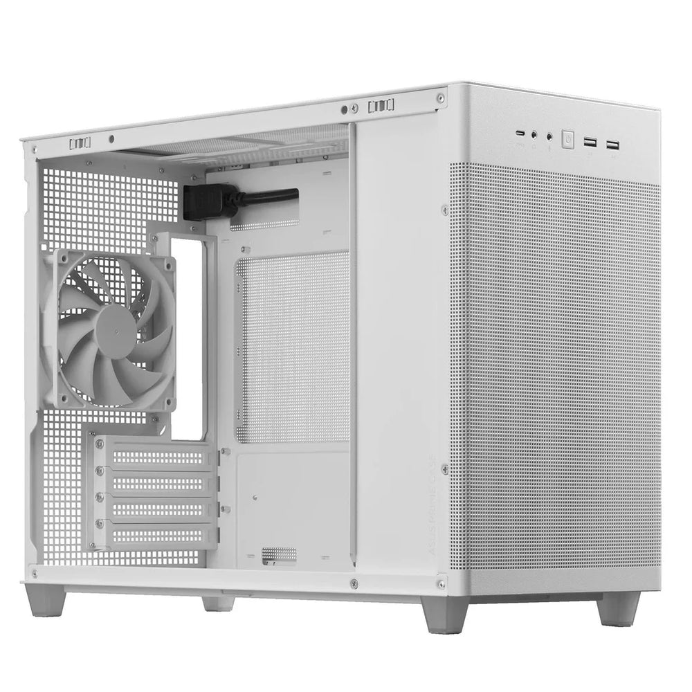 ASUS PRIME AP201 MESH WHITE CASE BLACK