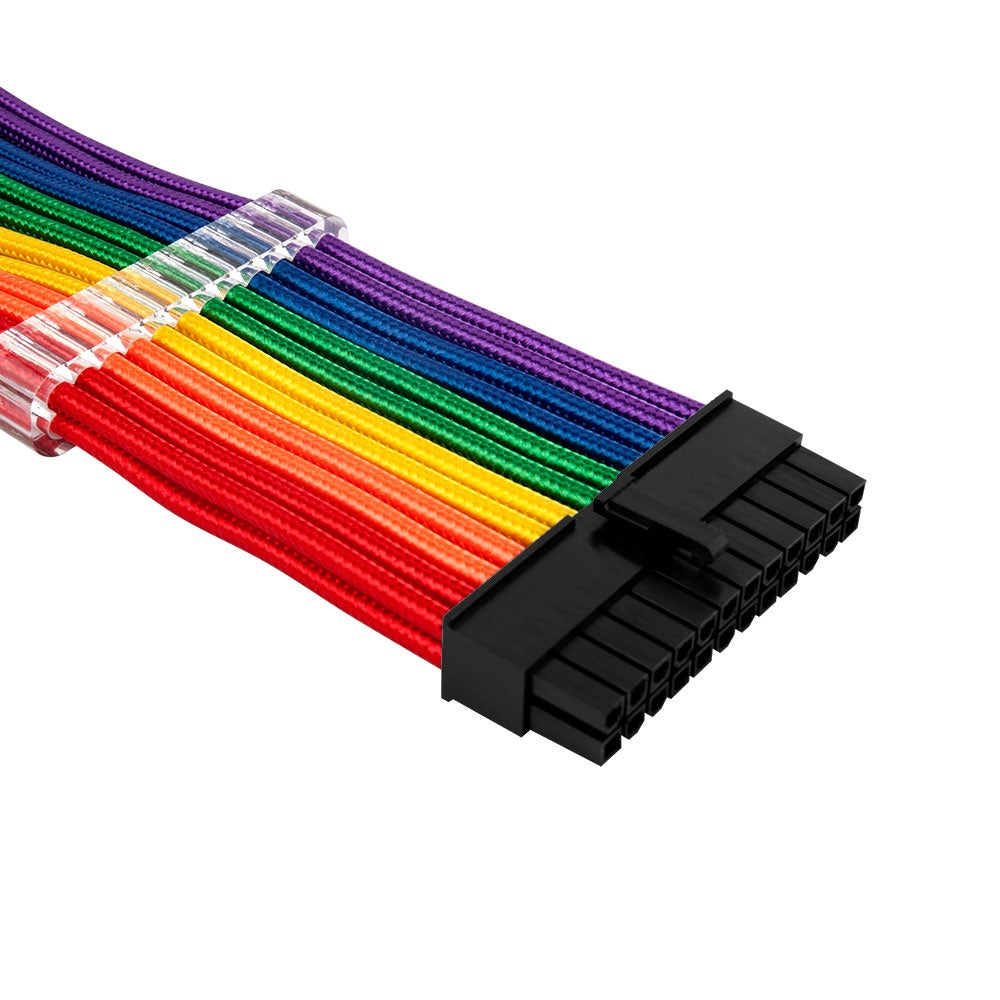 1STPLAYER STEAMPUNK RB-001 PSU RAINBOW SLEEVED EXTENSION CABLE KIT