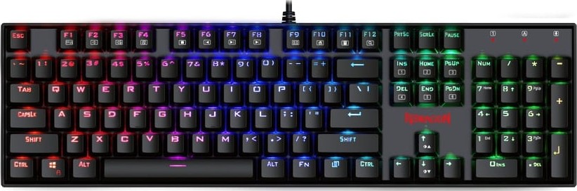 REDRAGON K551RGB MITRA V2 | BLUE SWITCH | RGB BACKLIT MECHANICAL KEYBOARD