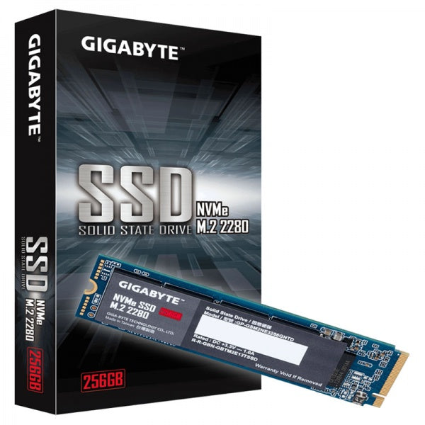 GIGABYTE 256GB M.2 2280 NVME PCIe 3.0 x4 SSD