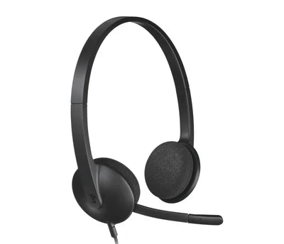 LOGITECH H340 BLACK USB HEADSET