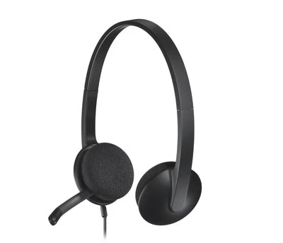 LOGITECH H340 BLACK USB HEADSET