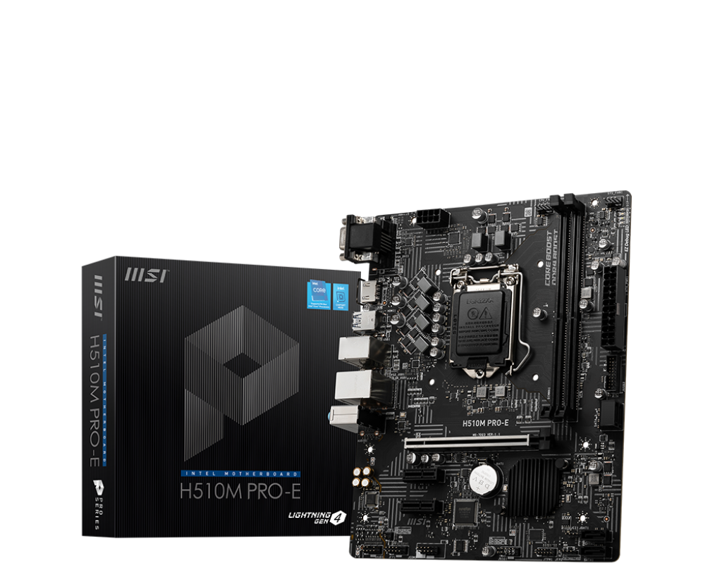 MSI H510M PRO-E / 2DIMM/DDR4/MATX/S1200 MOTHERBOARD