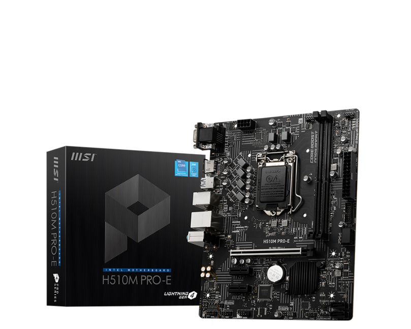 MSI H510M PRO-E / 2DIMM/DDR4/MATX/S1200 MOTHERBOARD