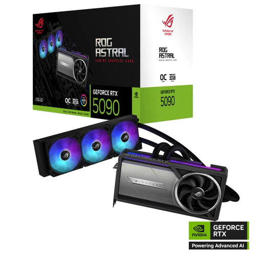 ASUS ROG ASTRAL LC GEFORCE RTX 5090 32GB GDDR7 OC GAMING GRAPHICS CARD
