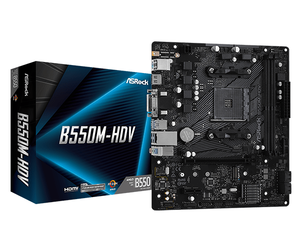 ASROCK B550M-HDV MOTHERBOARD