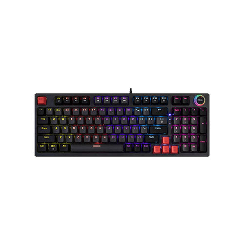 JEDEL KL-114 | 96-KEYS | RED SWITCH | RGB MECHANICAL KEYBOARD
