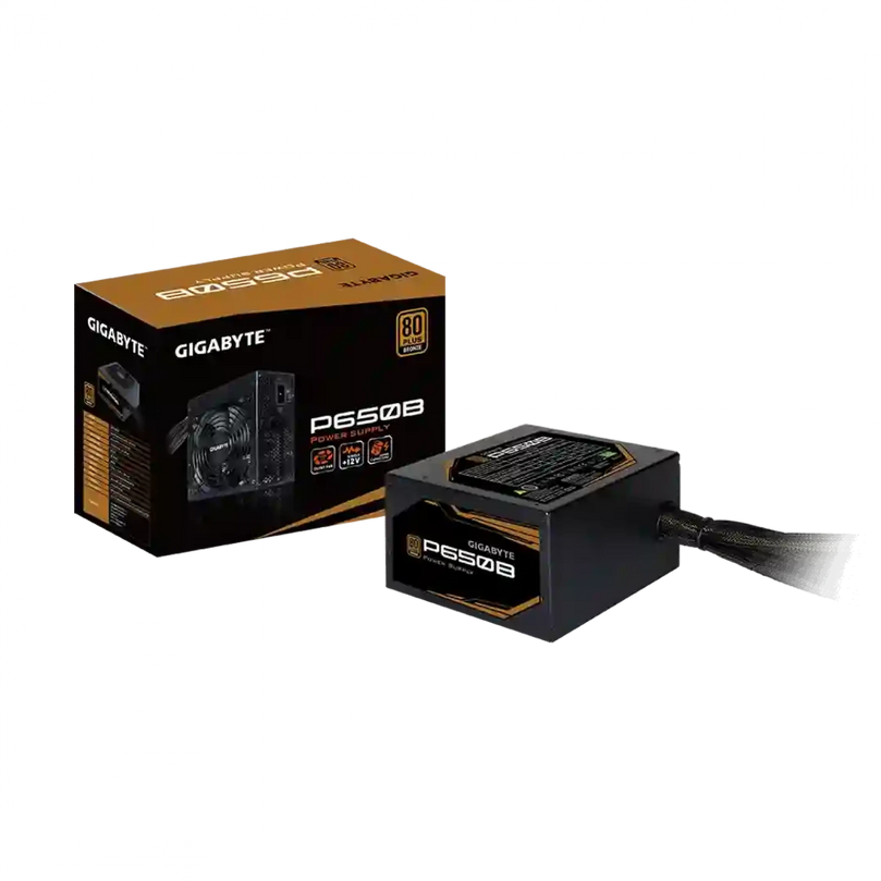 GIGABYTE P650B GP-P650B 650W INTEL FORM FACTOR ATX 12V V2.31 80 PLUS BRONZE CERTIFIED NON-MODULAR ACTIVE PFC POWER SUPPLY