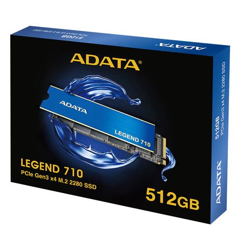 ADATA LEGEND 710 512GB PCIE GEN3 X4 M.2 NVME 2280  SSD