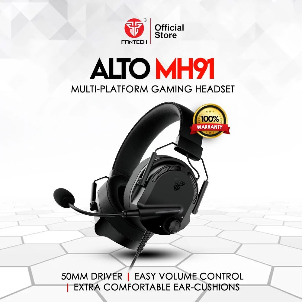 FANTECH ALTO MH91 MULTI PLATFORM GAMING HEADSET BLACK