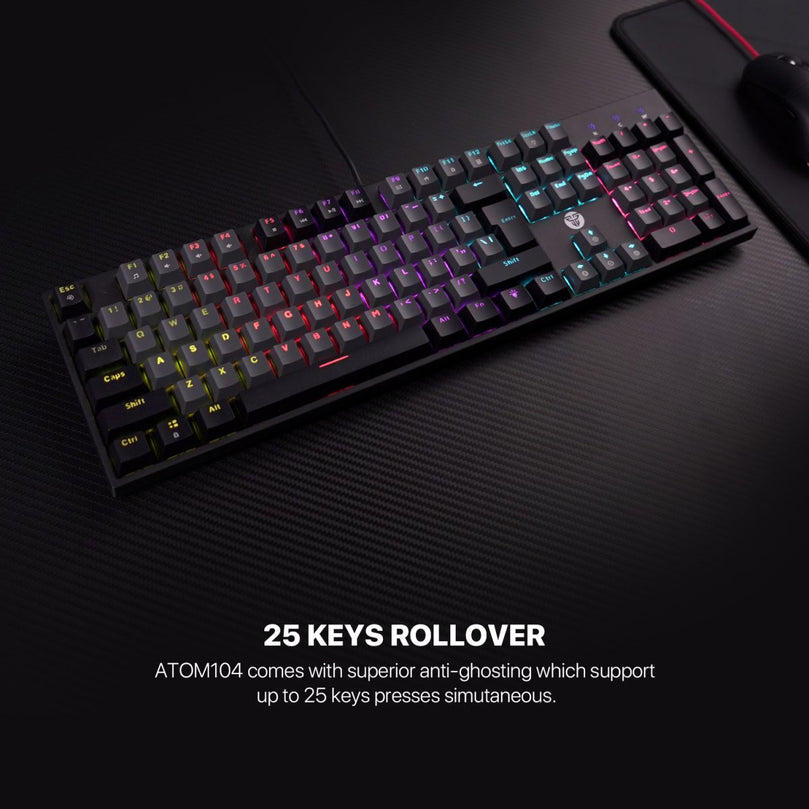 FANTECH MK886 V2 ATOM104 SUMI EDITION MECHANICAL WIRED KEYBOARD