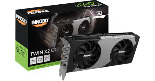 INNO3D GEFORCE RTX 5060 Ti 8GB TWIN X2 OC GDDR7 GRAPHICS CARD