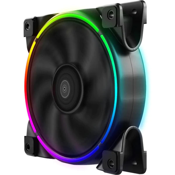 PC COOLER CORONA FRGB CASE FAN SOLO PACK (AURA 5V 3PIN)